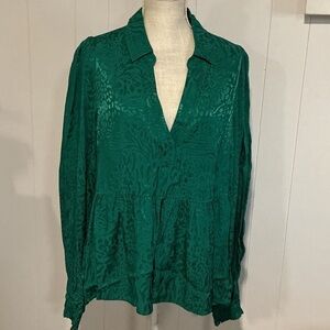 Lilly Pulitzer Teal Blouse